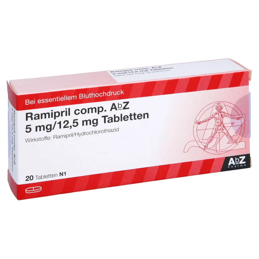 RAMIPRIL comp. AbZ 5 mg/12,5 mg Tabletten