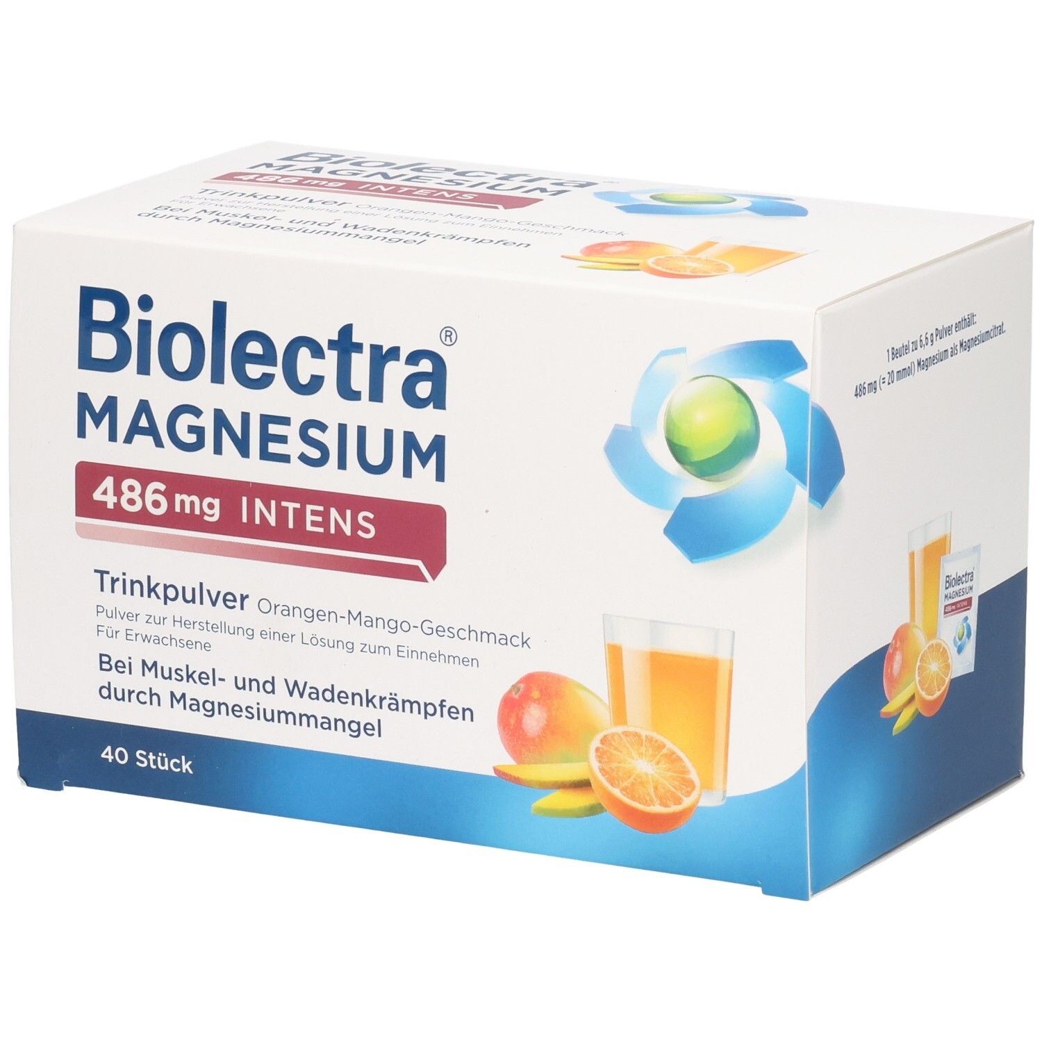 BIOLECTRA Magnesium 486 mg intens Trinkp.Ora.-Mang