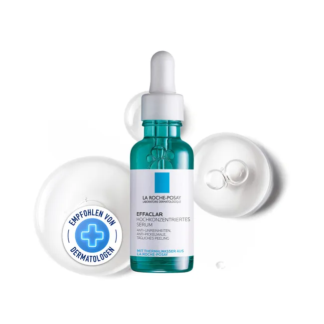 La Roche-Posay Effaclar Hochkonzentriertes Serum bei Akne & Pickelmalen (Peeling mit AHA & BHA)
