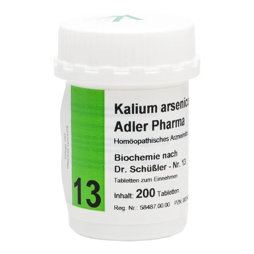 BIOCHEMIE Adler 13 Kalium arsenicosum D 12 Tabl.