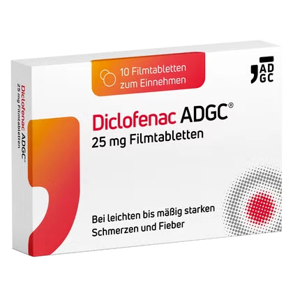 DICLOFENAC ADGC 25 mg Filmtabletten
