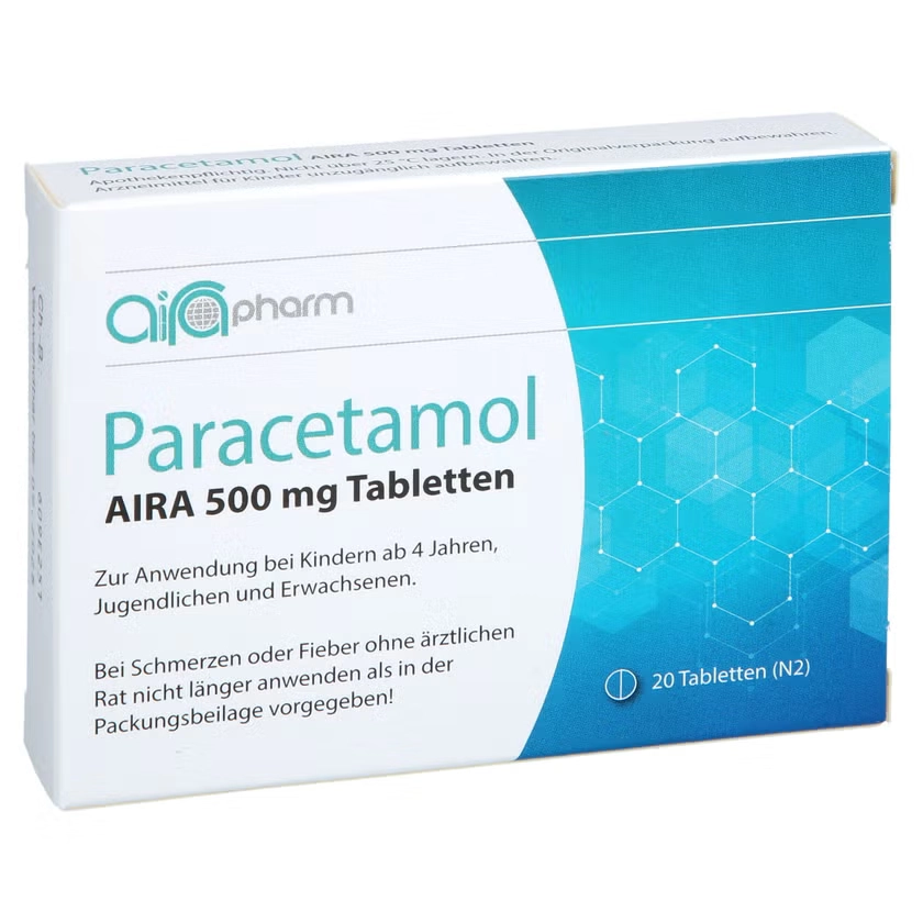 PARACETAMOL AIRA 500 mg Tabletten