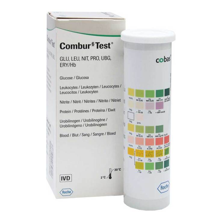 COMBUR 6 Test Teststreifen