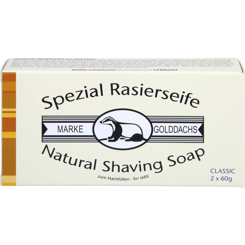 RASIERSEIFE Classic 2er Pack GOLDDACHS
