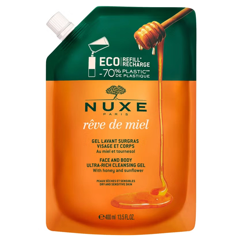 NUXE Reve de Miel Gel Lav.Surgras Vis./Cor.Refill
