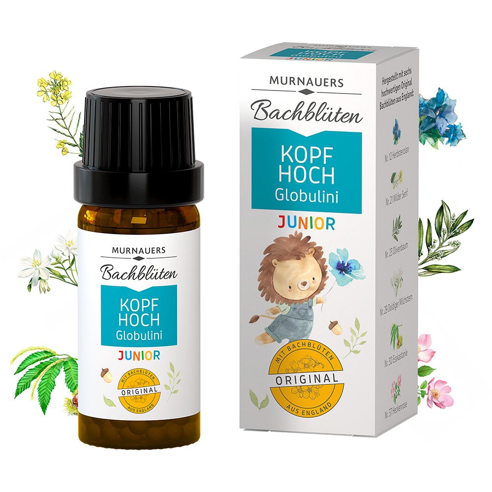 BACHBLÜTEN Murnauers Kinder Kopf hoch Globulini