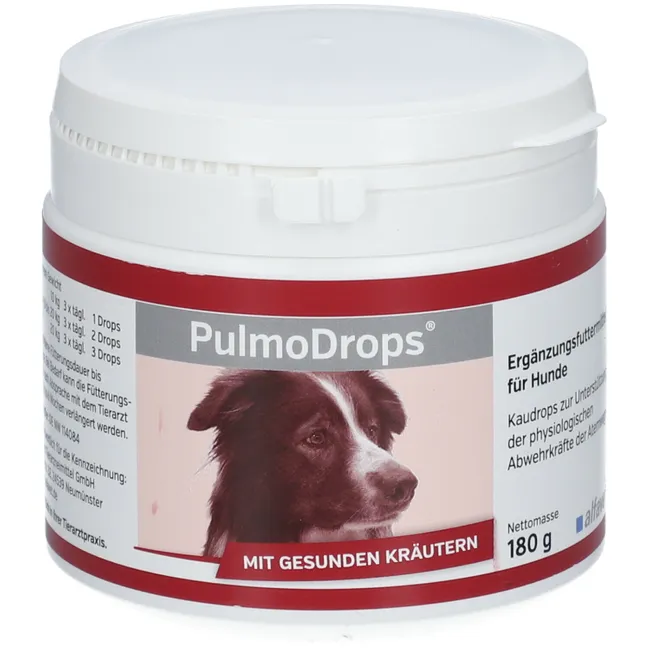 PULMODROPS Ergänzungsfutterm.Kaudrops f.Hunde