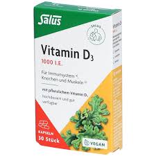 VITAMIN D3 1000 I.E. vegan Kapseln Salus