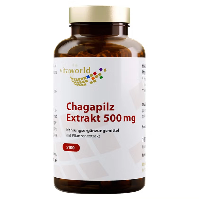CHAGA PILZ Extrakt 500 mg Kapseln