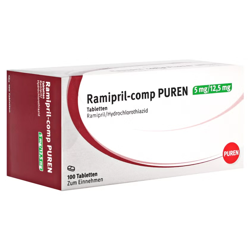 RAMIPRIL-comp PUREN 5 mg/12,5 mg Tabletten
