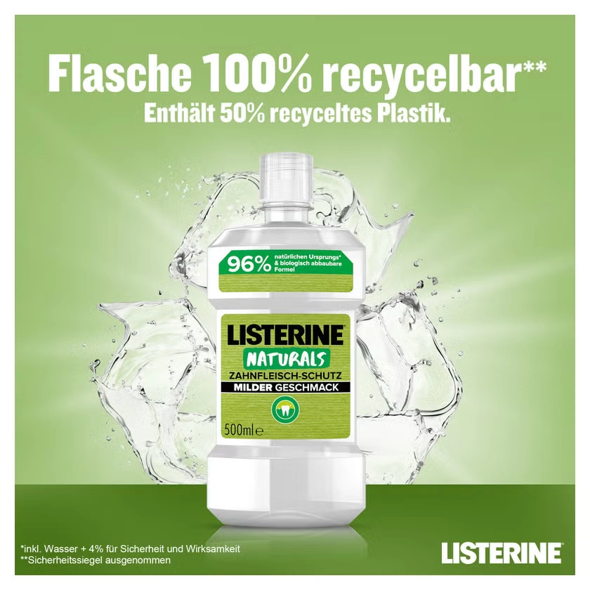 LISTERINE NATURALS Zahnfleisch-Schutz Mundspülung