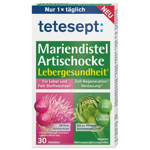 TETESEPT Mariendistel Artischocke Tabletten