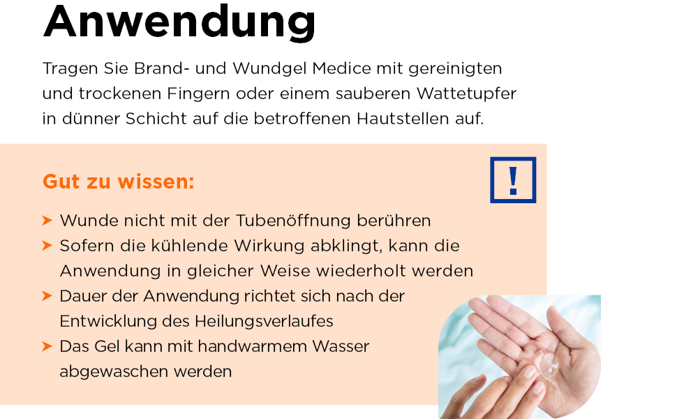 Brand- und Wundgel Medice Banner 5