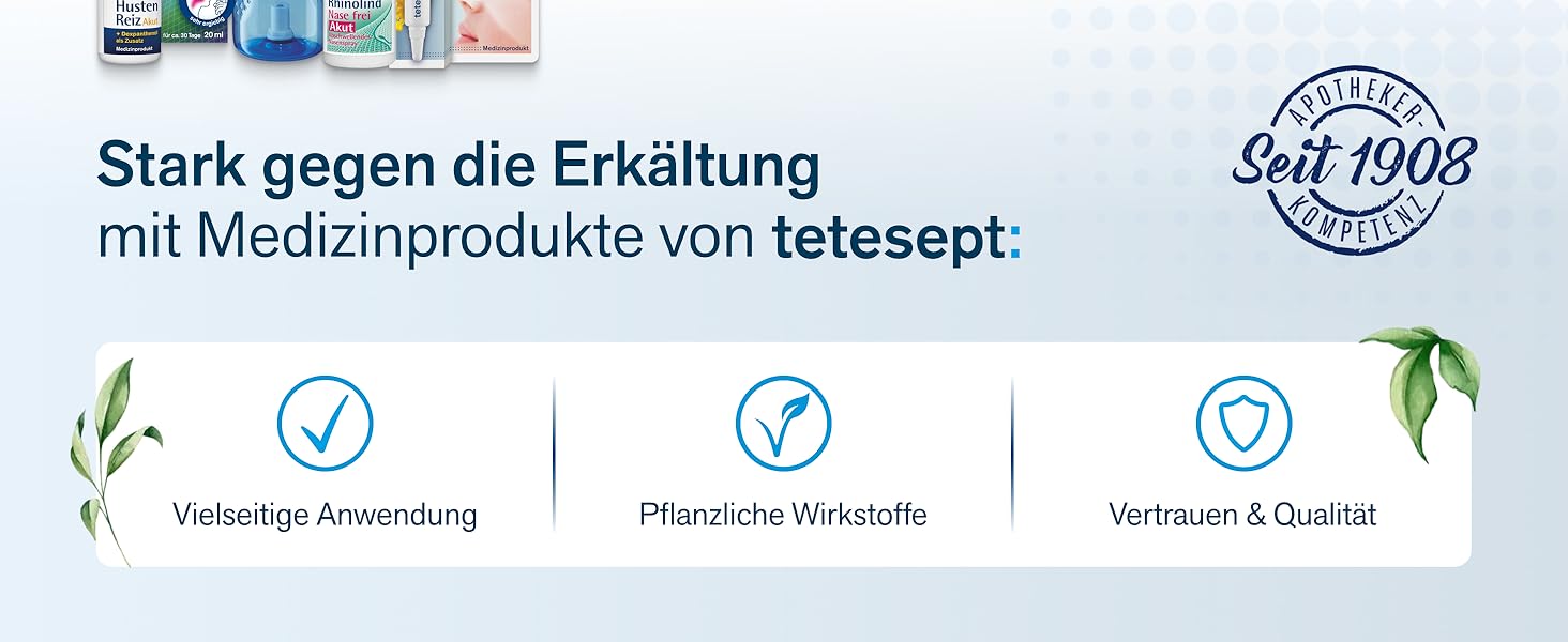 tetesept Meerwasser Nasendusche mit BIOMARIS Meersalz Banner 2