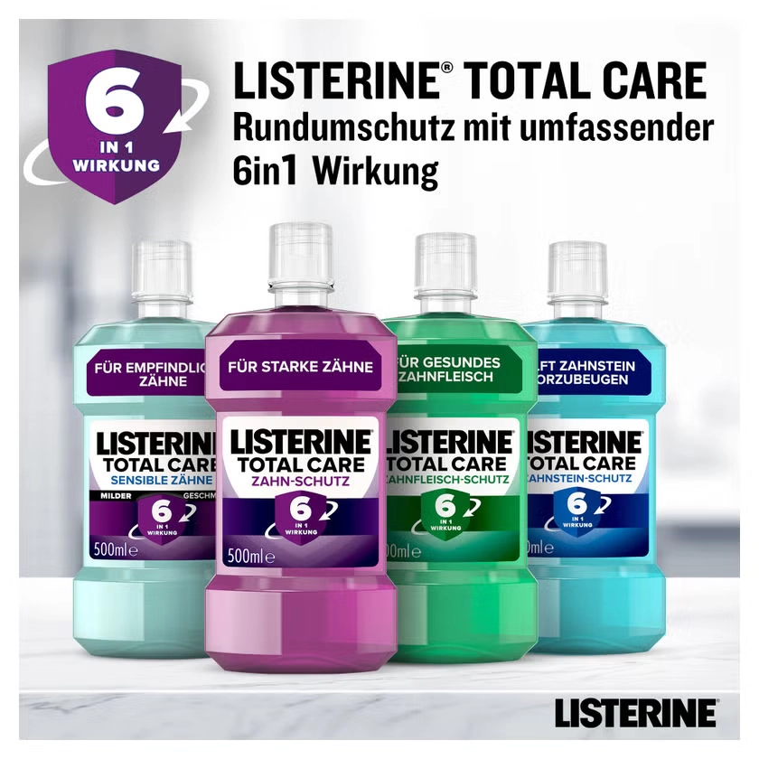 LISTERINE Total Care Zahn-Schutz Mundspülung