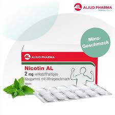 NICOTIN AL 2 mg wirkstoffh.Kaugummi mit Minzgeschm
