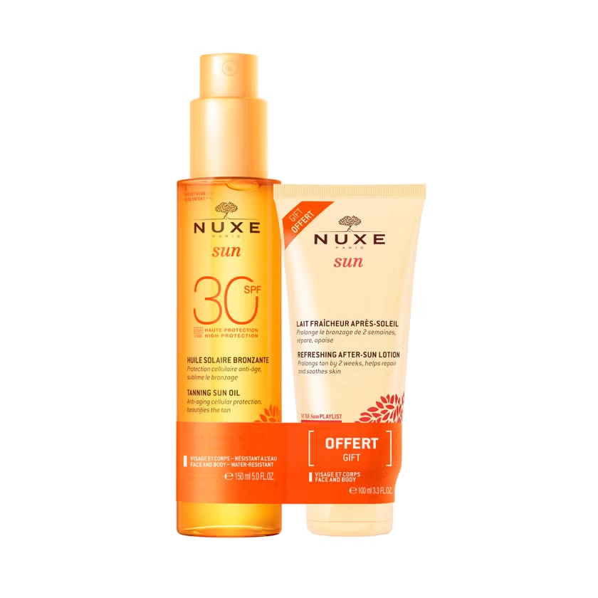 NUXE Sun Set Sonnenöl LSF 30 gratis After-Sun
