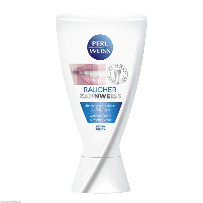 PERLWEISS Raucher Zahnweiß Zahncreme