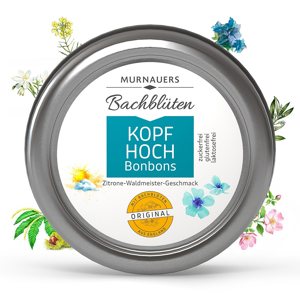 MURNAUERS Bachblüten Kopf Hoch Bonbons