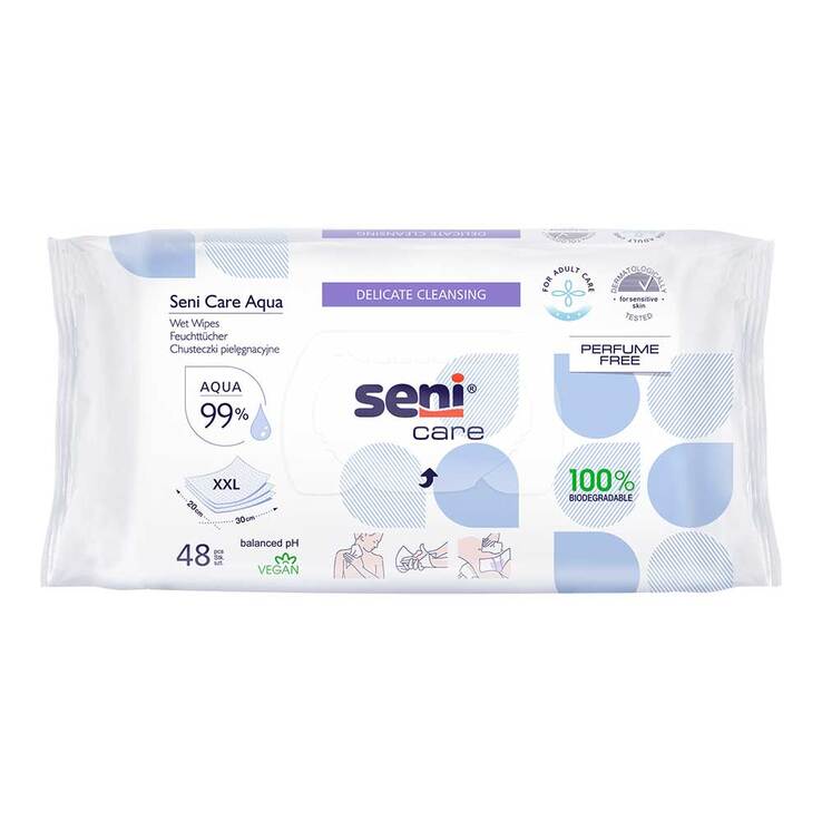 SENI care Aqua Feuchttücher