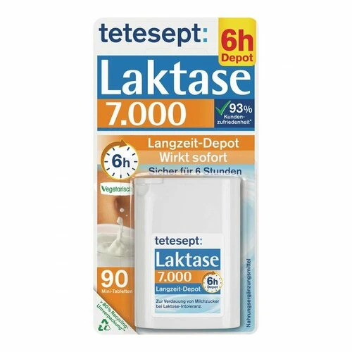 TETESEPT Langzeit Laktase 7.000 Tabletten