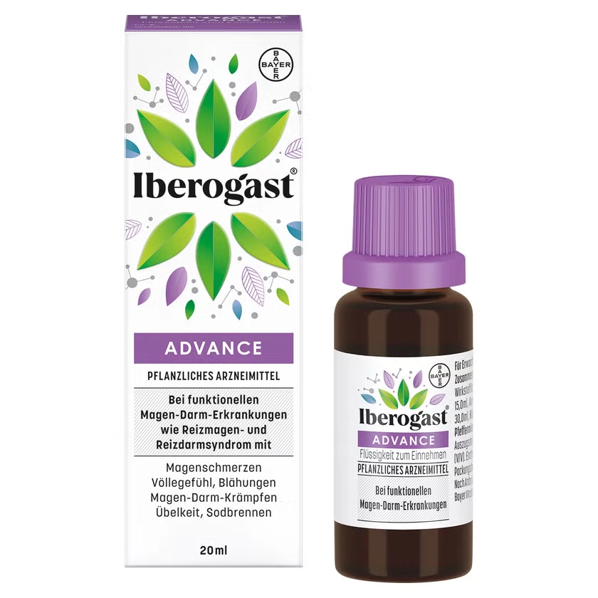 Iberogast® ADVANCE bei Reizdarm, Reizmagen, Magenschmerzen & Blähungen