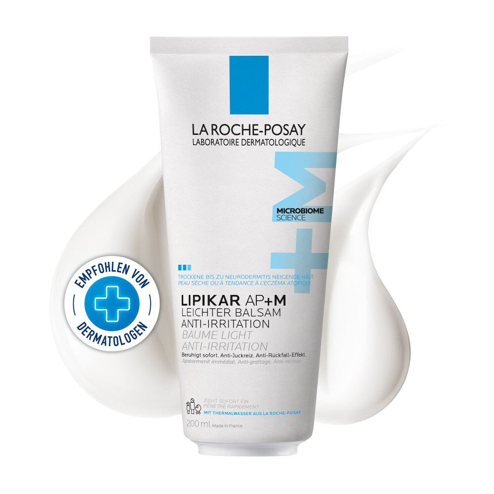 La Roche-Posay Lipikar Baume Light AP+M Körpercreme bei Neurodermitis & Juckreiz (leicht einziehend)