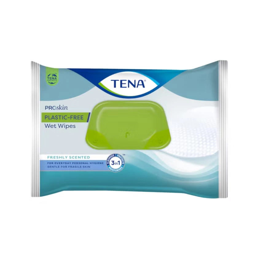 TENA WET Wipe plastic-free