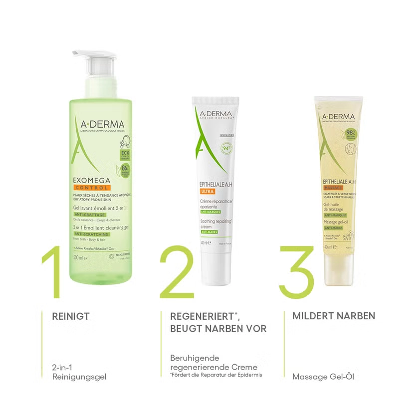 A-DERMA EPITHELIALE A.H Massage Gel-Öl