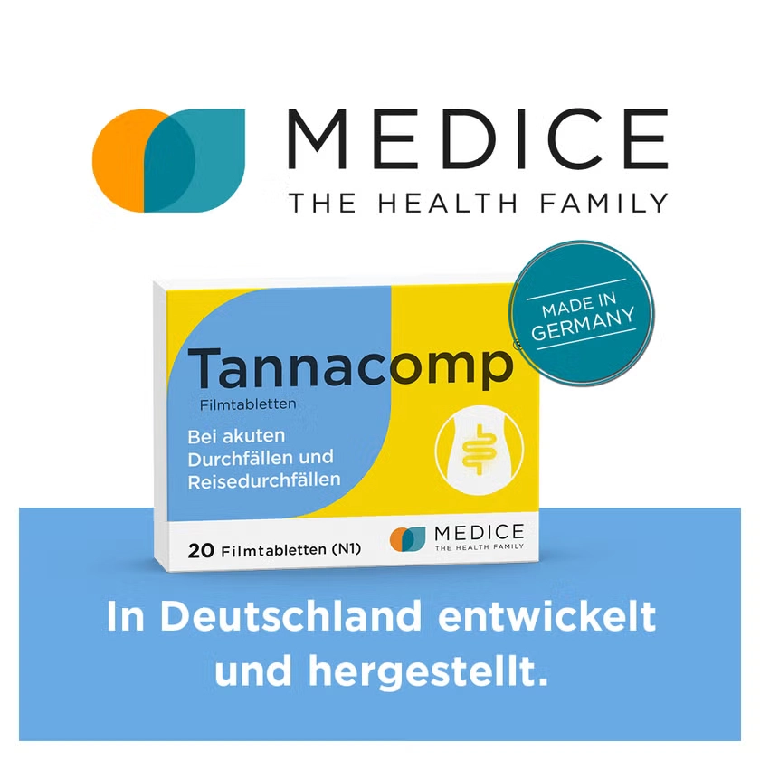 Tannacomp® bei akutem Durchfall, Reisedurchfall & Magen-Darm-Infekten
