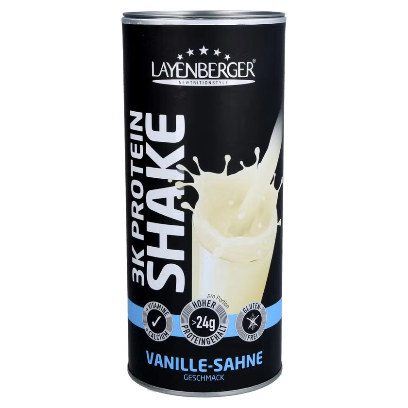 LAYENBERGER 3K Protein Shake Vanille-Sahne Pulver