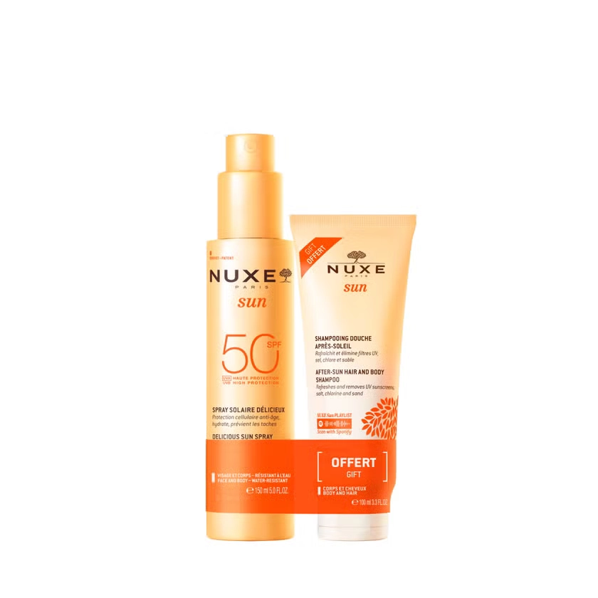 NUXE Sun Set Sonnenspray LSF 50 gratis Duschshamp.