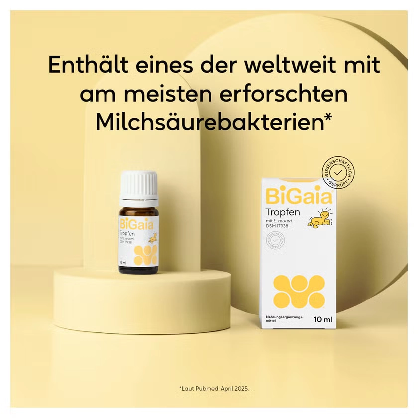 BiGaia Tropfen – Bei Säuglingskoliken, Blähungen & Schreibaby
