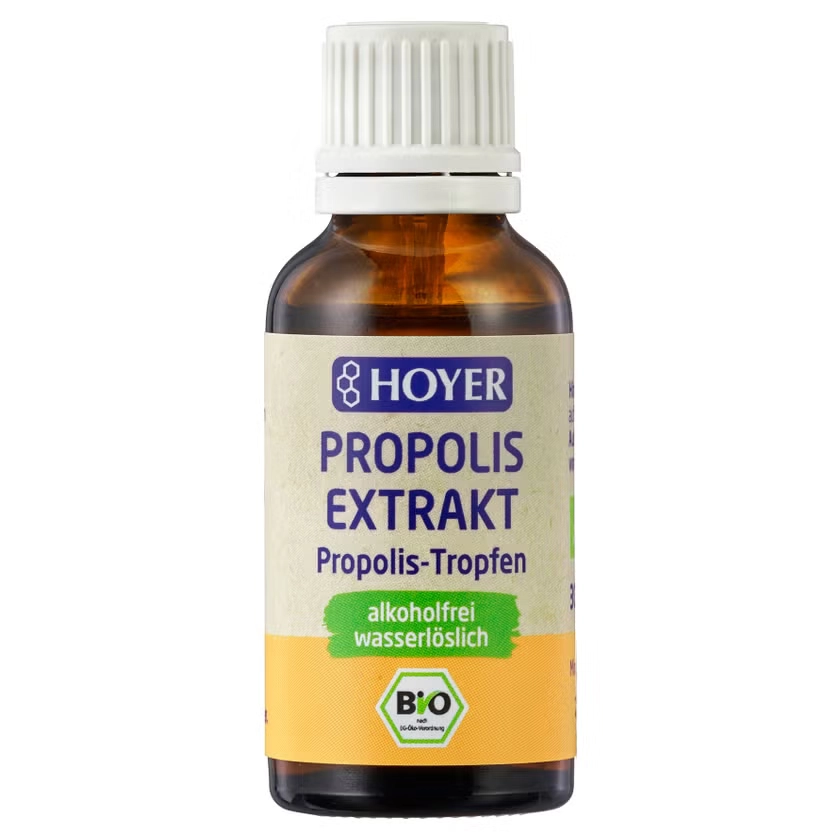 HOYER Propolis Extrakt Bio alkoholfrei wasserlösl.