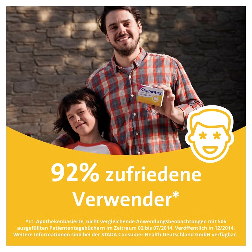Grippostad C Hartkapseln gegen Erkältung, Grippaler Infekt, Fieber & Schmerzen