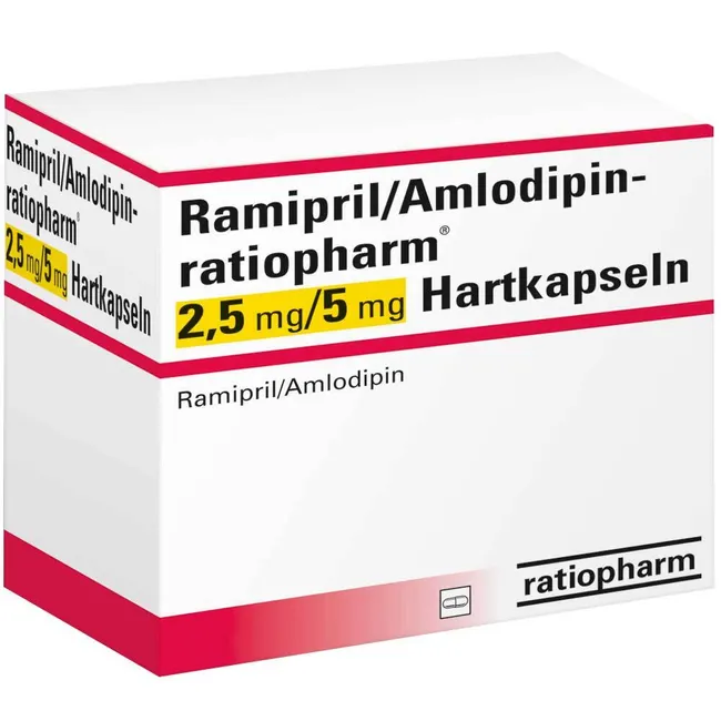 RAMIPRIL/Amlodipin-ratiopharm 2,5 mg/5 mg Hartkps.