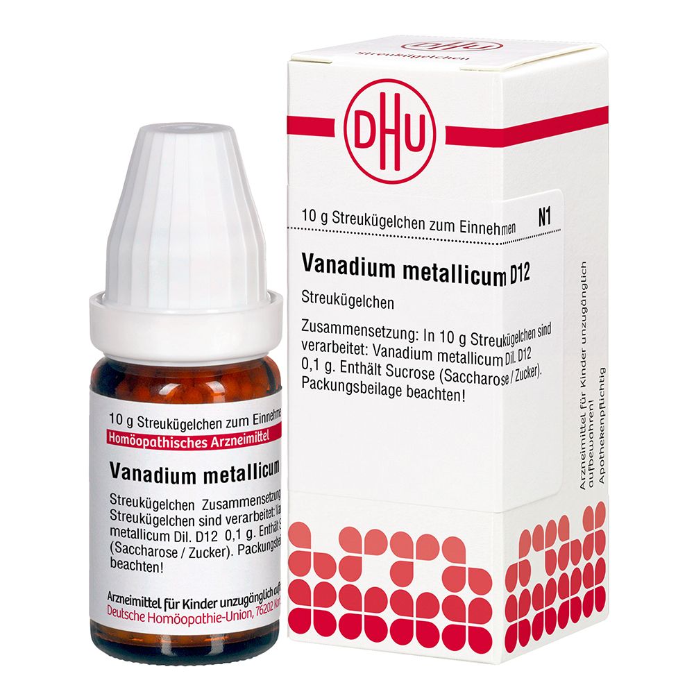 VANADIUM METALLICUM D 12 Globuli