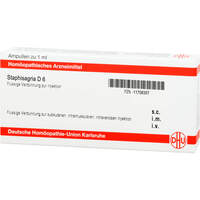 STAPHISAGRIA D 6 Ampullen