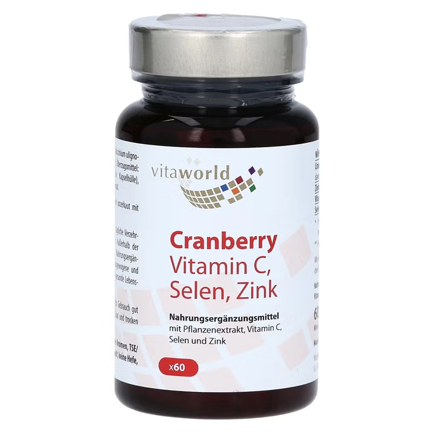 CRANBERRY VITAMIN C+Selen+Zink Kapseln