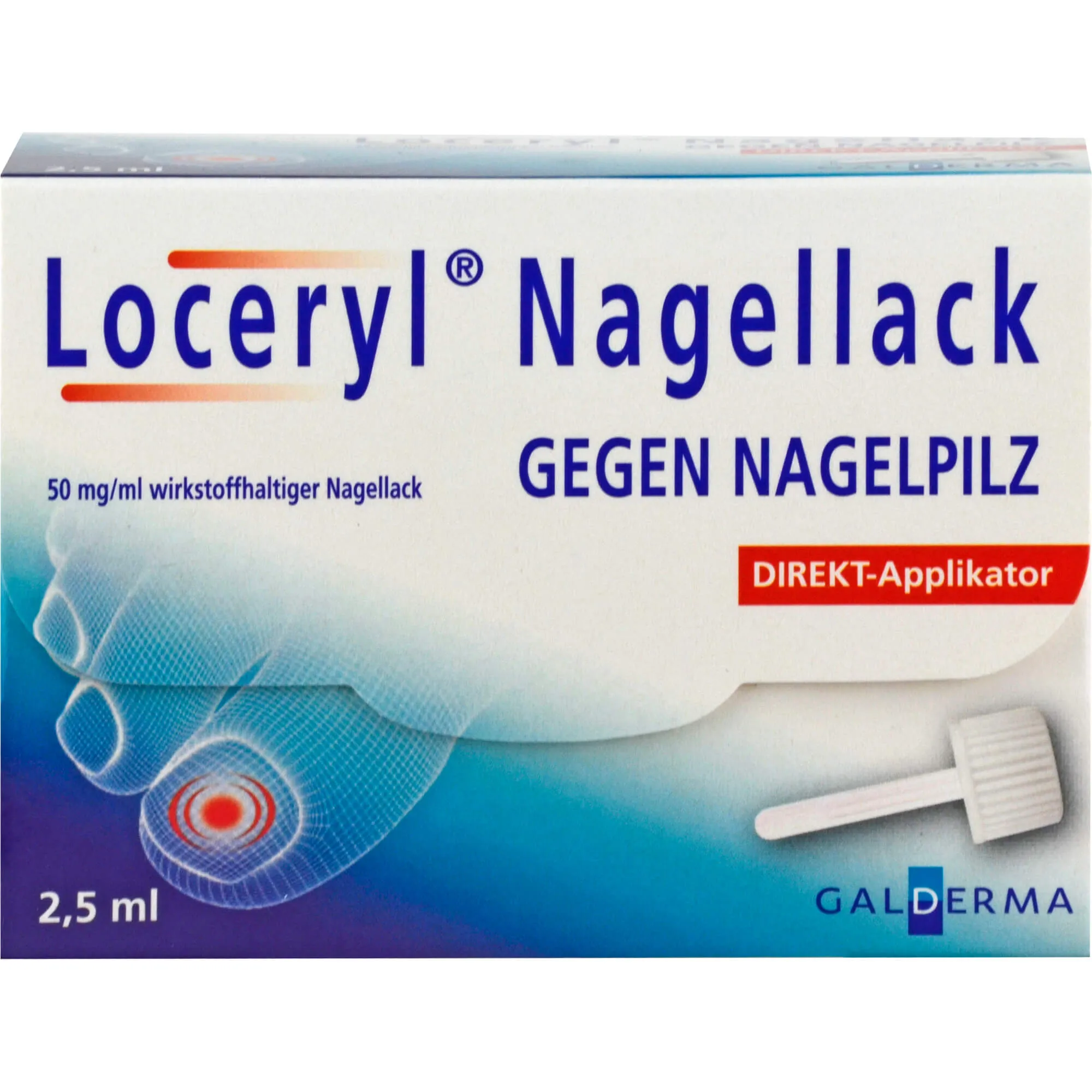 LOCERYL Nagellack gegen Nagelpilz DIREKT-Applikat.