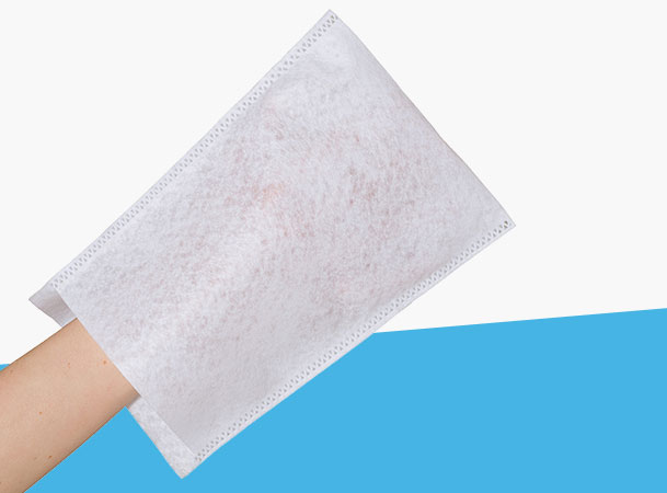 DOMOTHERM Einmal Waschhandschuhe 15x23 cm weiß