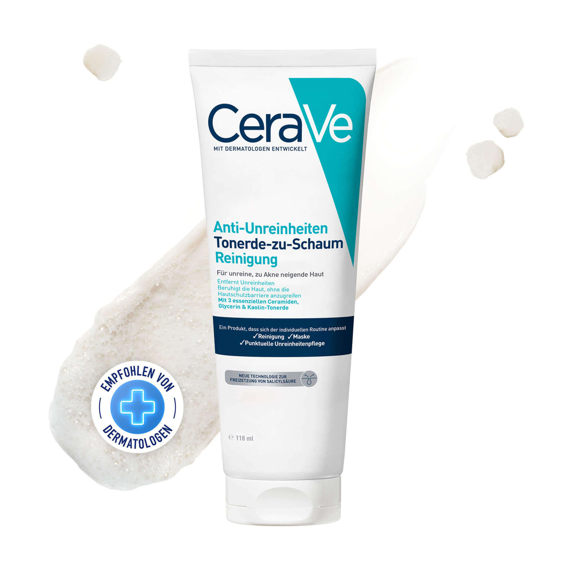 CERAVE Tonerde-zu-Schaum Reinigung
