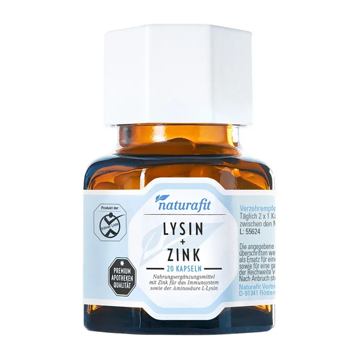 NATURAFIT Lysin+Zink Kapseln