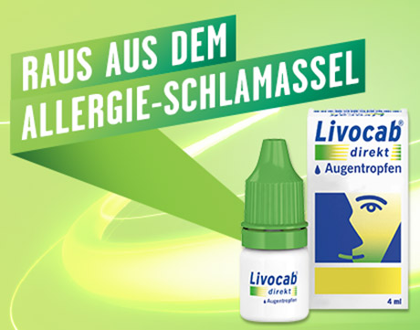 Livocab direkt Augentropfen bei allergischen Augen