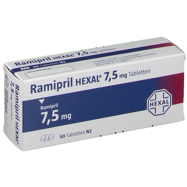 RAMIPRIL HEXAL 7,5 mg Tabletten
