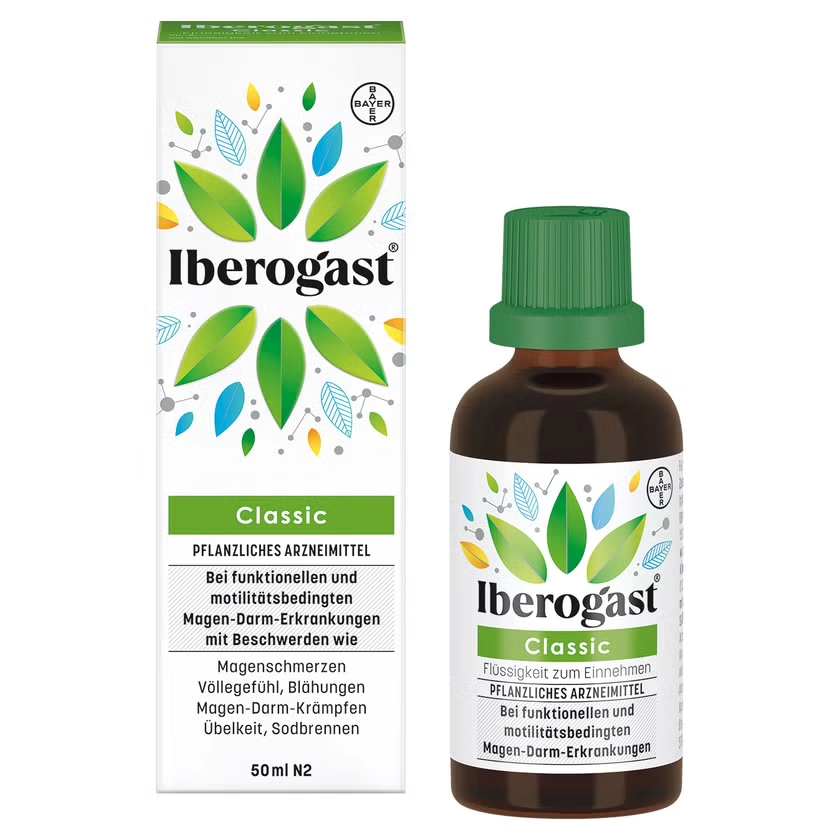 Iberogast® Classic bei akuten Magenschmerzen, Völlegefühl & Übelkeit
