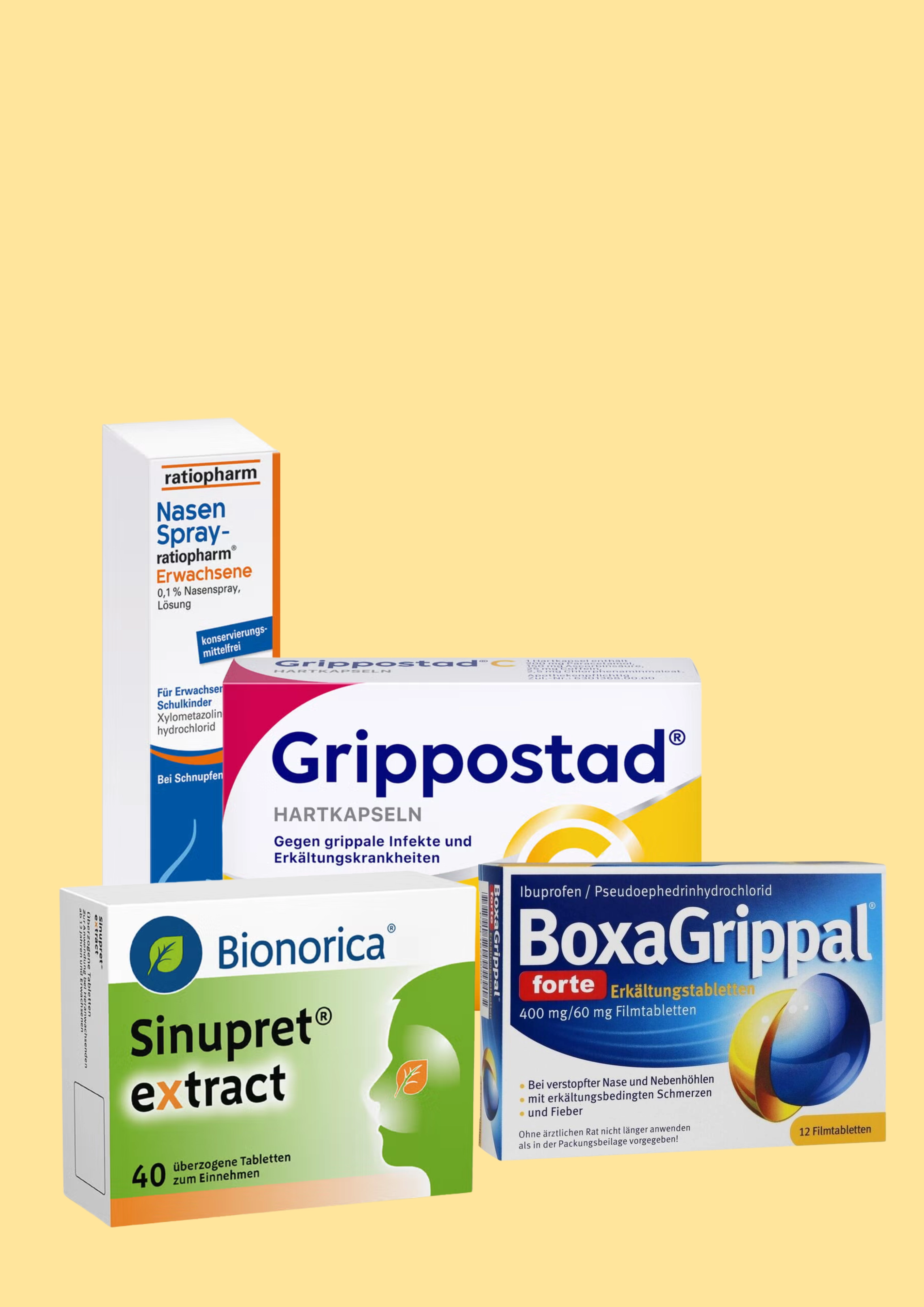 Mittel gegen Erkältung und Grippe