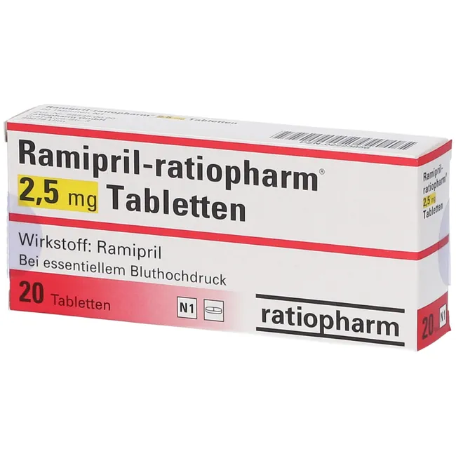 RAMIPRIL-ratiopharm 2,5 mg Tabletten