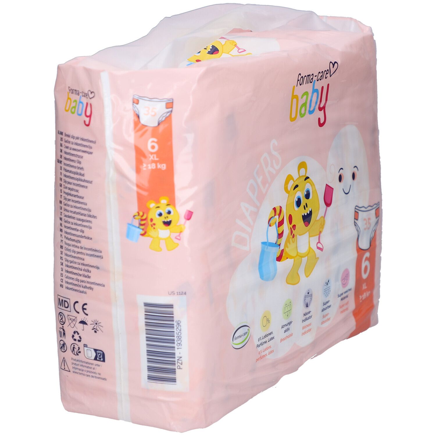 FORMA-care baby Diapers Windeln ab 18 kg XL