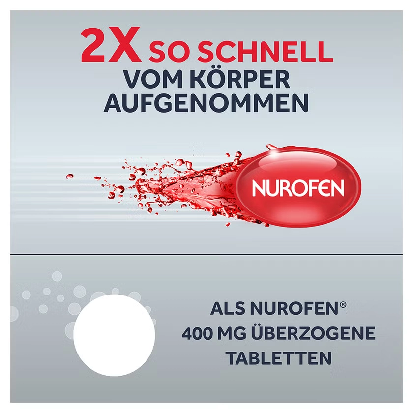Nurofen® 400 mg Ibuprofen Weichkapseln bei Kopfschmerzen, Regelschmerzen & Fieber -  schnell wirkende Kapseln
